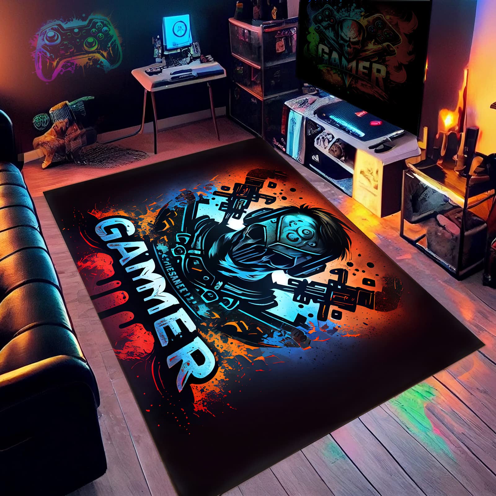 Amazon.com: Gaming Carpet - 36x24inches, Perfect for Game Room or